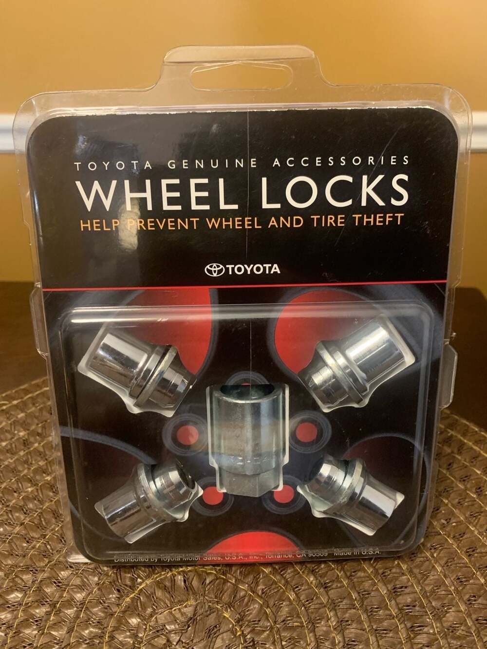 Toyota Genuine Accessories Wheel Locks P/N 00276-00900